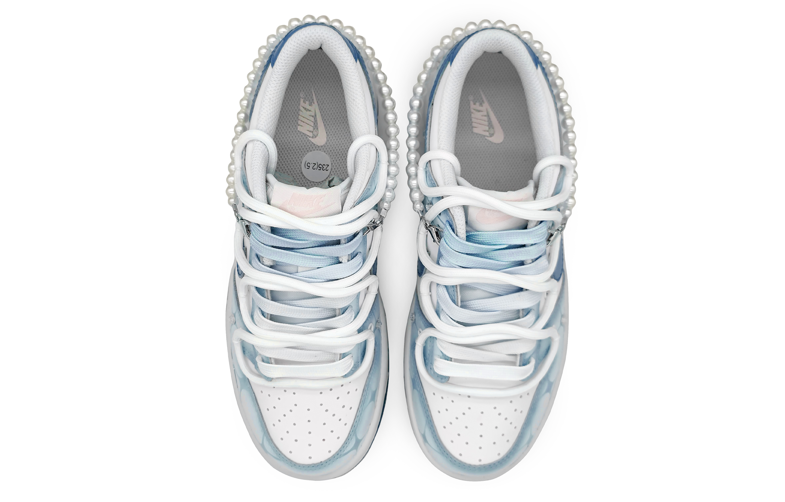 Shop [Zapatos Personalizados] Nike Dunk Low 'Azul Hielo' FD9911-101(Team16-碧蓝星辰2.0)