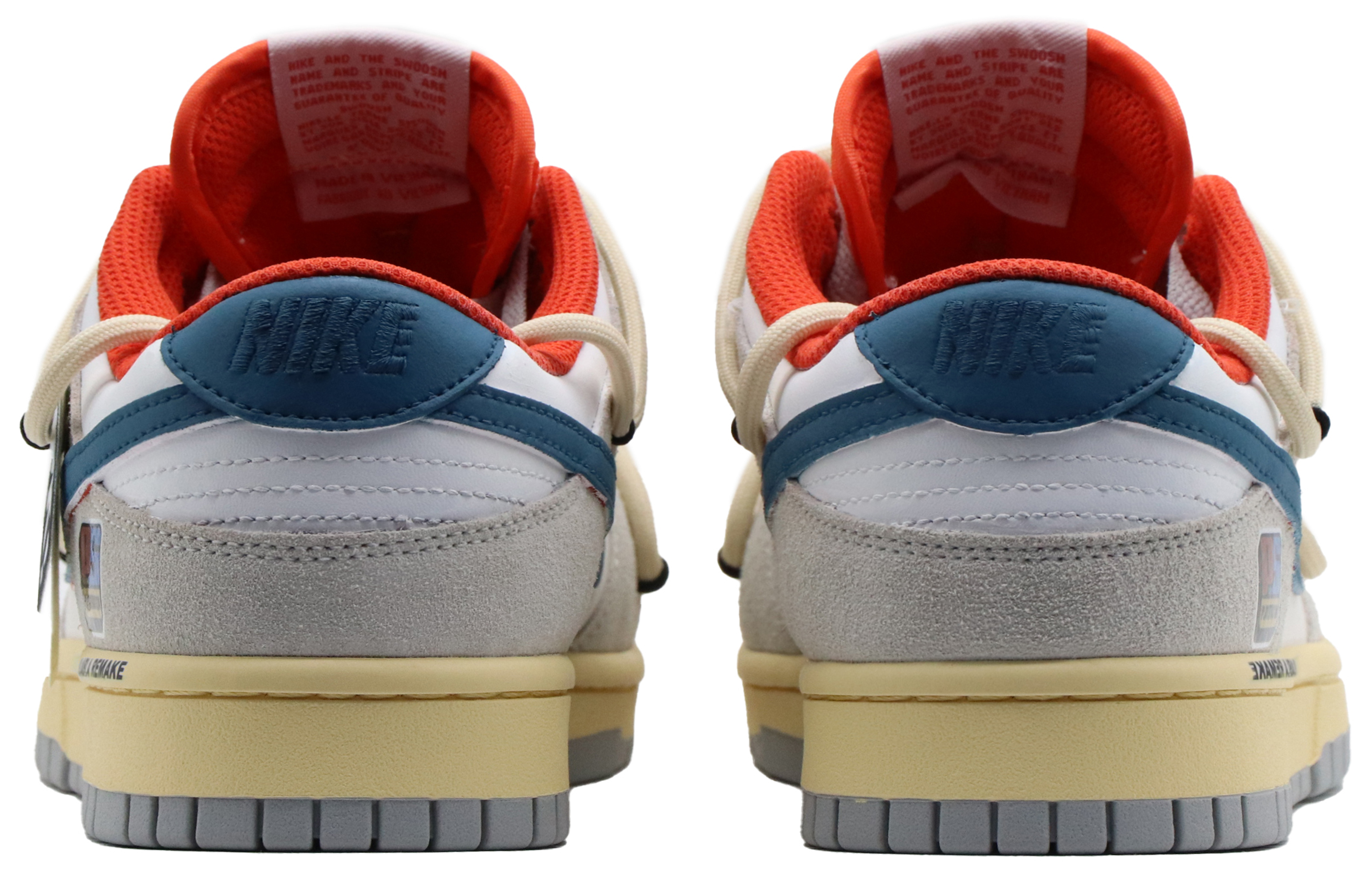 Shop 나이키 덩크 로우 "레트로 게임" 아이스 블루 (Nike 덩크 로우 "레겜" 아이스 블루) FJ5429-133(Team57-男女款电玩)