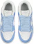 Shop 【訂製球鞋】 Nike Dunk Low 冰藍玫瑰 絲質鞋帶 舒適百搭 低筒 滑板鞋 GS 白藍