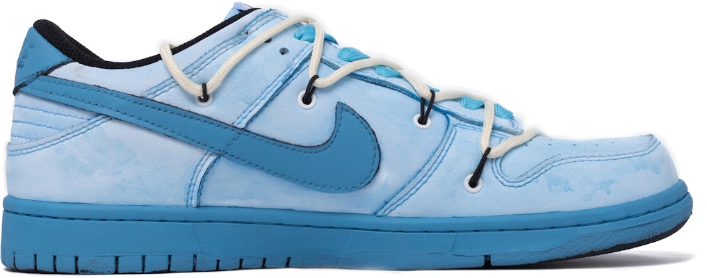 【定制球鞋】 Nike Dunk Low 達芬奇定制 改造主題定制 隱霧冰川 復古 解構 浸染 情侶 低幫 板鞋 GS 冰川藍 Order 【定制球鞋】 Nike Dunk Low 達芬奇定制 改造主題定制 隱霧冰川 復古 解構 浸染 情侶 低幫 板鞋 GS 冰川藍