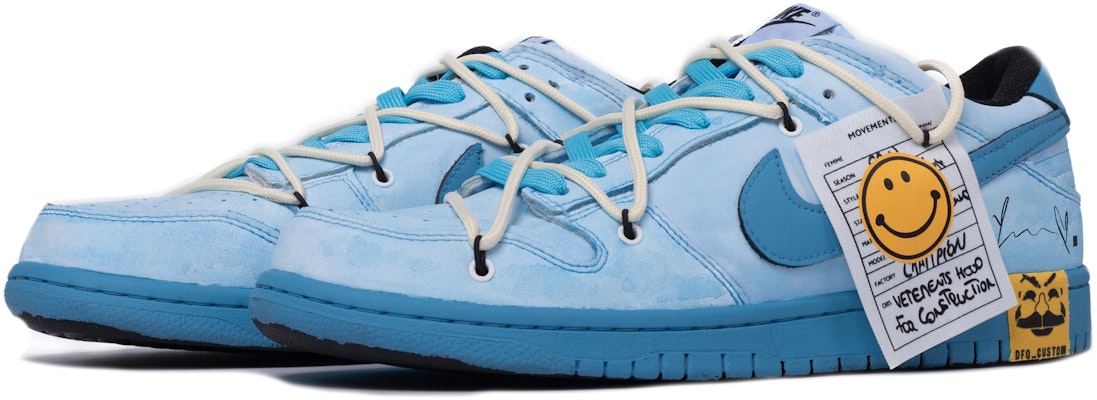 【定制球鞋】 Nike Dunk Low 達芬奇定制 改造主題定制 隱霧冰川 復古 解構 浸染 情侶 低幫 板鞋 GS 冰川藍 Lookbook 【定制球鞋】 Nike Dunk Low 達芬奇定制 改造主題定制 隱霧冰川 復古 解構 浸染 情侶 低幫 板鞋 GS 冰川藍