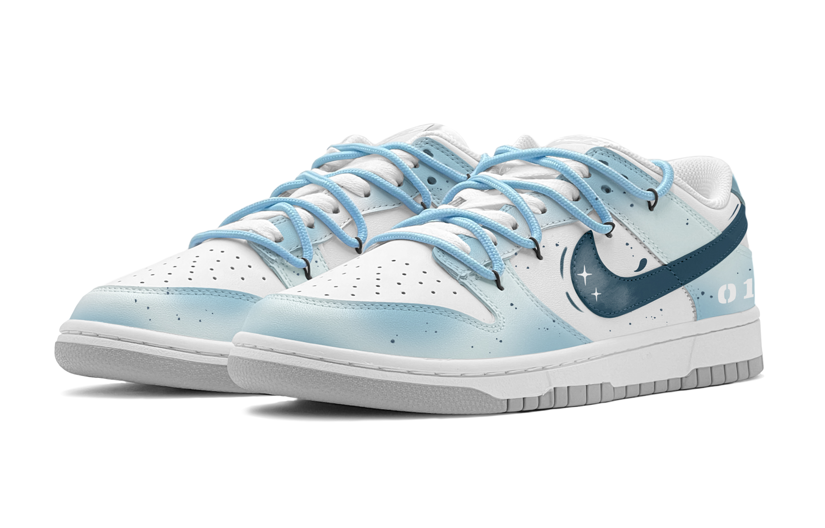 Lookbook [Sepatu Kustom] Nike Dunk Low 'Ice Mint' DV0831-101(TeamS-清凉薄荷男S-BOX)