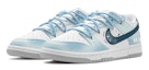 Lookbook 【客製球鞋】Nike Dunk Low "冰薄荷" 特殊鞋盒 低筒 板鞋 GS 藍白