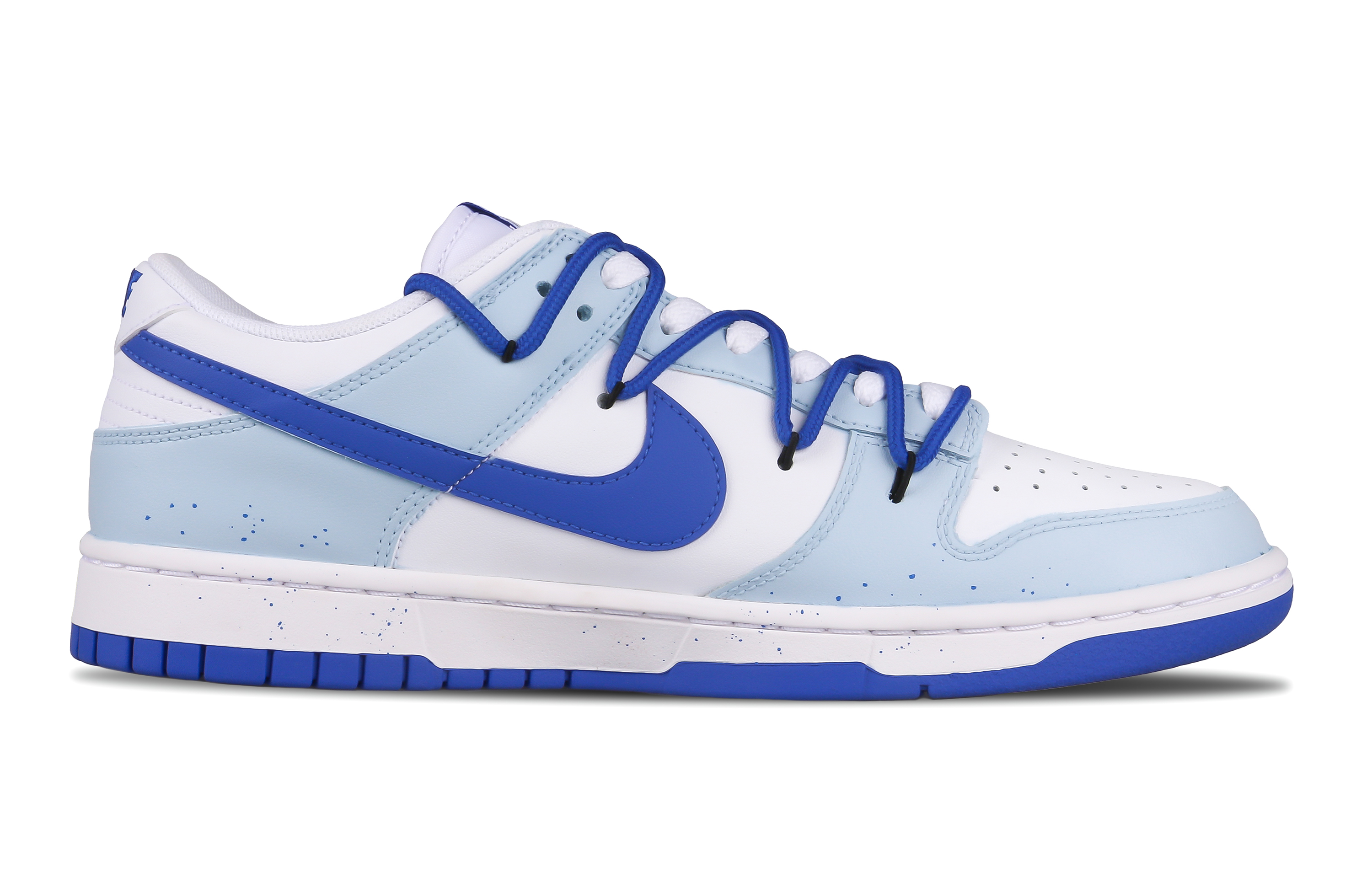 Lookbook [Sepatu Kustom] Nike Dunk Low 'Ice Wonderland - Biru Putih' DV0831-104(Team43-男款小熊过大年SBOX)