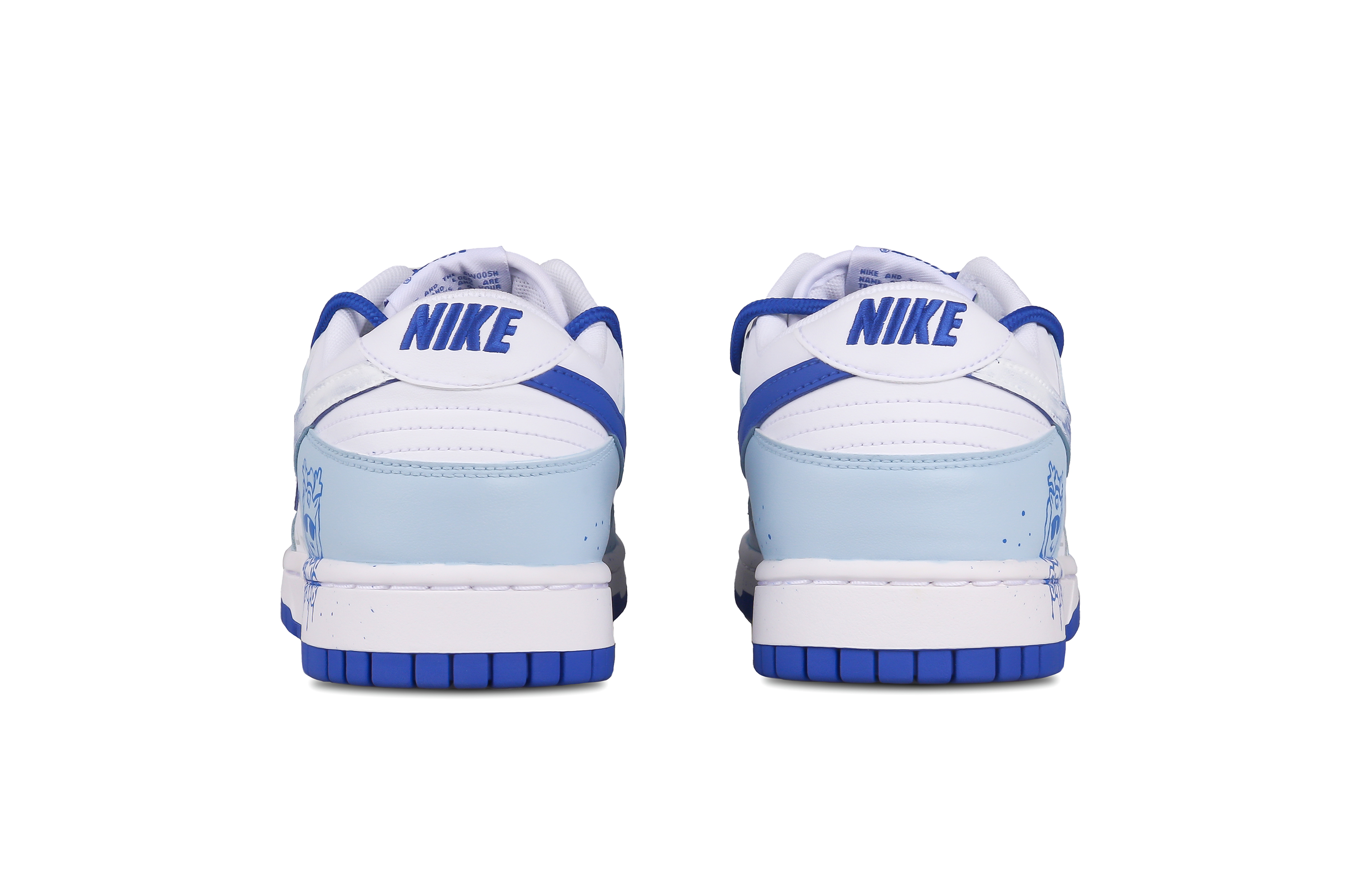 Purchase [Sepatu Kustom] Nike Dunk Low 'Ice Wonderland - Biru Putih' DV0831-104(Team43-男款小熊过大年SBOX)