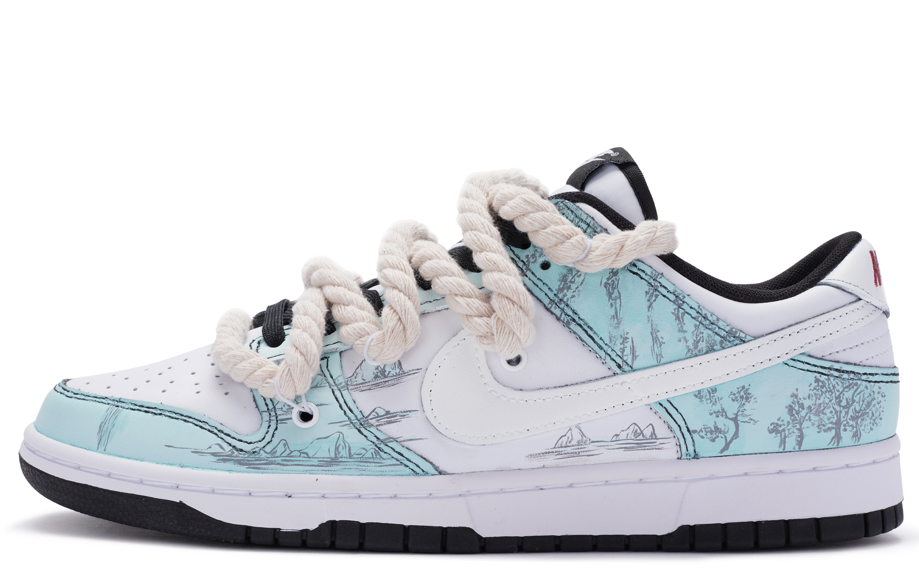 Buy 【カスタムシューズ】ナイキ ダンク ロー 'イグニウ 山海 ブルー グリーン ホワイト' DD1391-100(TeamR-男款山海)