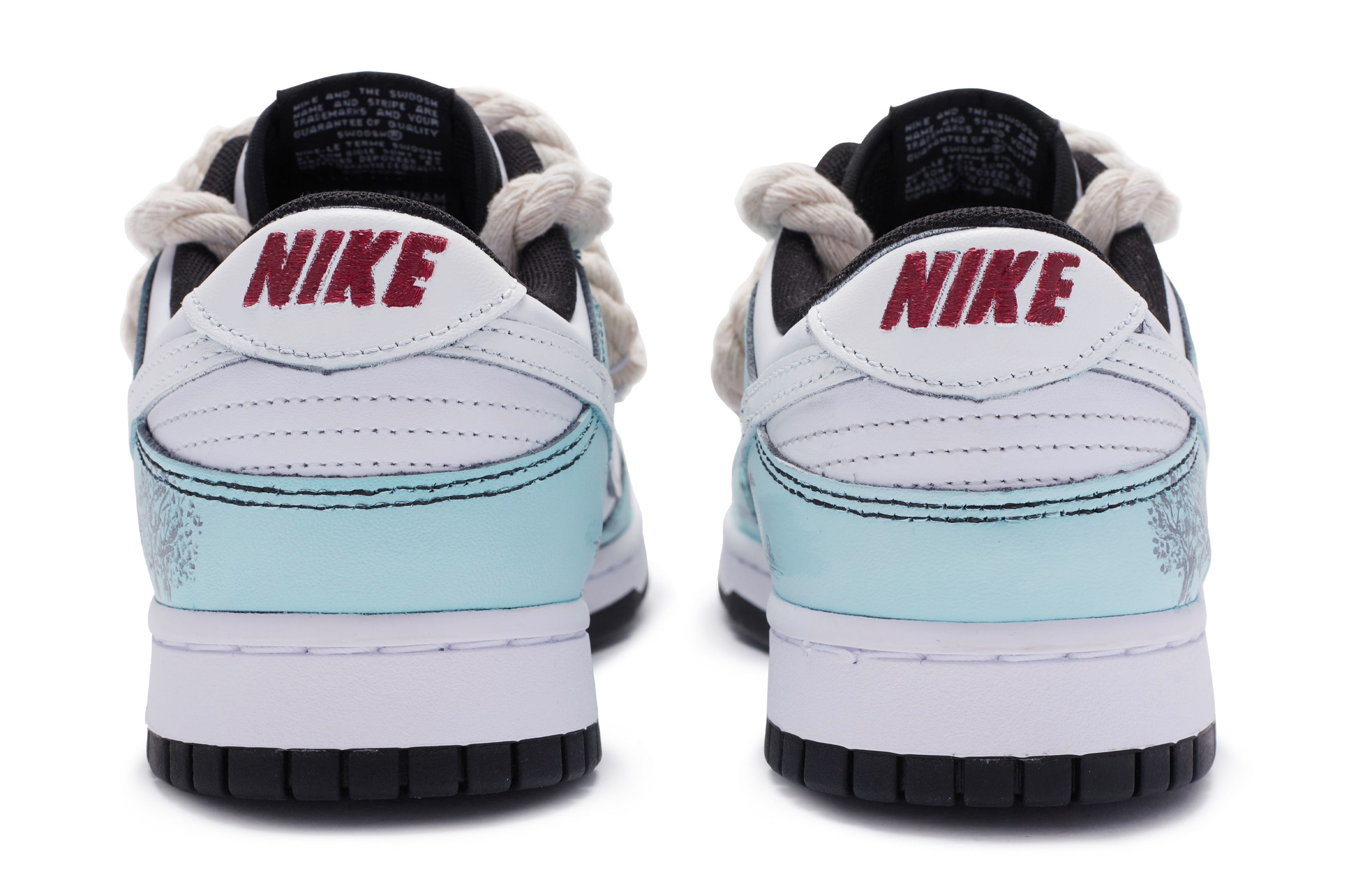 Shop 【カスタムシューズ】ナイキ ダンク ロー 'イグニウ 山海 ブルー グリーン ホワイト' DD1391-100(TeamR-男款山海)