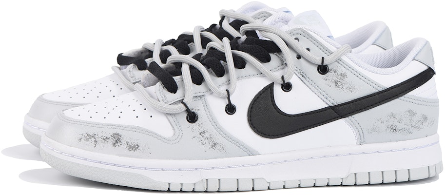 Zapatillas Nike Dunk Low 'Negro Gris Blanco Envejecido Industrial' DH9765-102(Team32-女款黑灰白做旧) Lookbook Zapatillas Nike Dunk Low 'Negro Gris Blanco Envejecido Industrial' DH9765-102(Team32-女款黑灰白做旧)