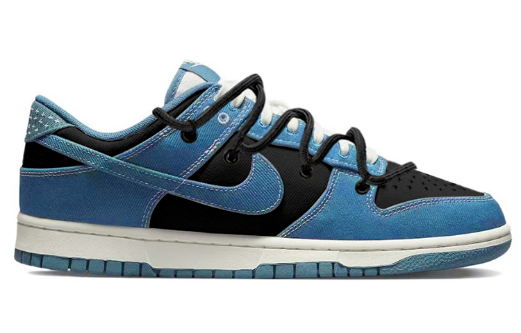 Order [Kasut Custom] Nike Dunk Low 'Biru Industri - Koboi Barat' DV0834-101(TeamY-男款西部牛仔工业蓝)