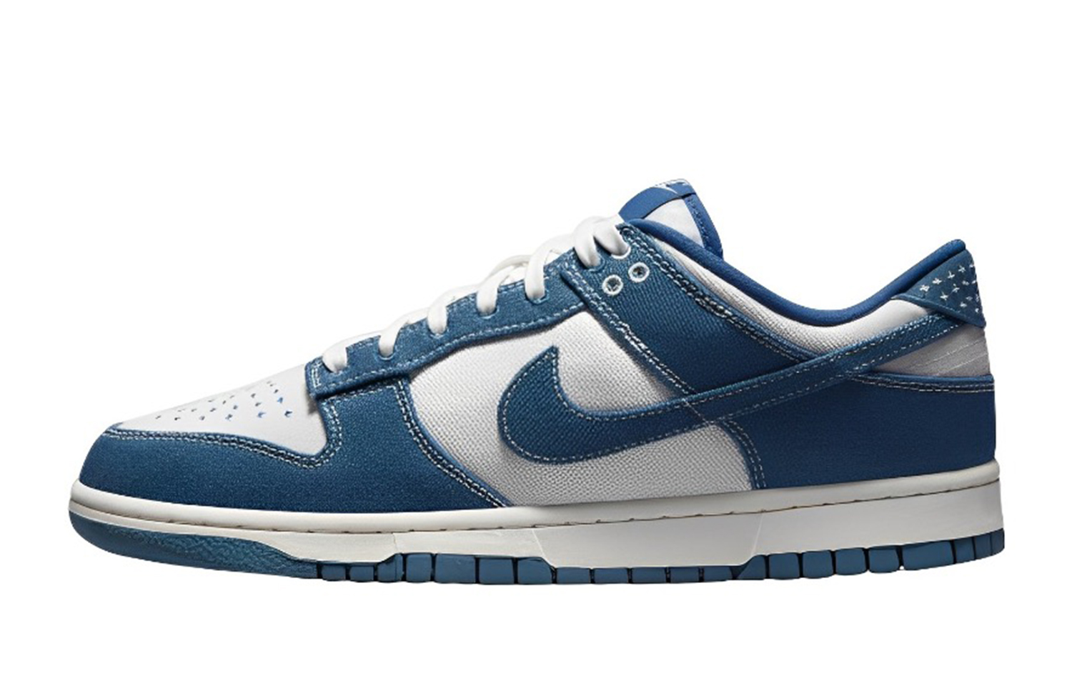 Details for 【專屬訂製運動鞋】 Nike Dunk Low “工業藍” 牛仔終結者 解構 星星 街頭風 高筒 滑板鞋 男士款 黑紫色