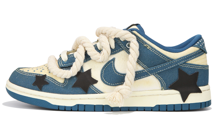 Buy ナイキ ダンク ロー "インダストリアルブルー デコン" (カスタム) DV0834-101(Teamfour-男款工业蓝星星)