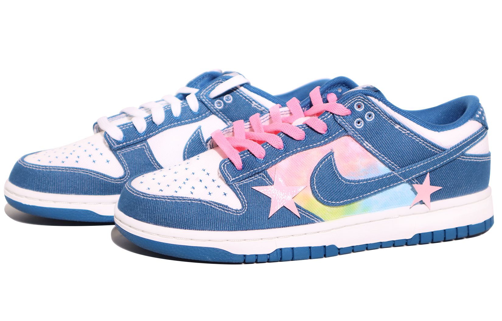 Lookbook 【カスタムシューズ】ナイキ ダンク ロー「インダストリアルブルーデニムタイダイ」 DV0834-101(TeamX-牛仔扎染三色)