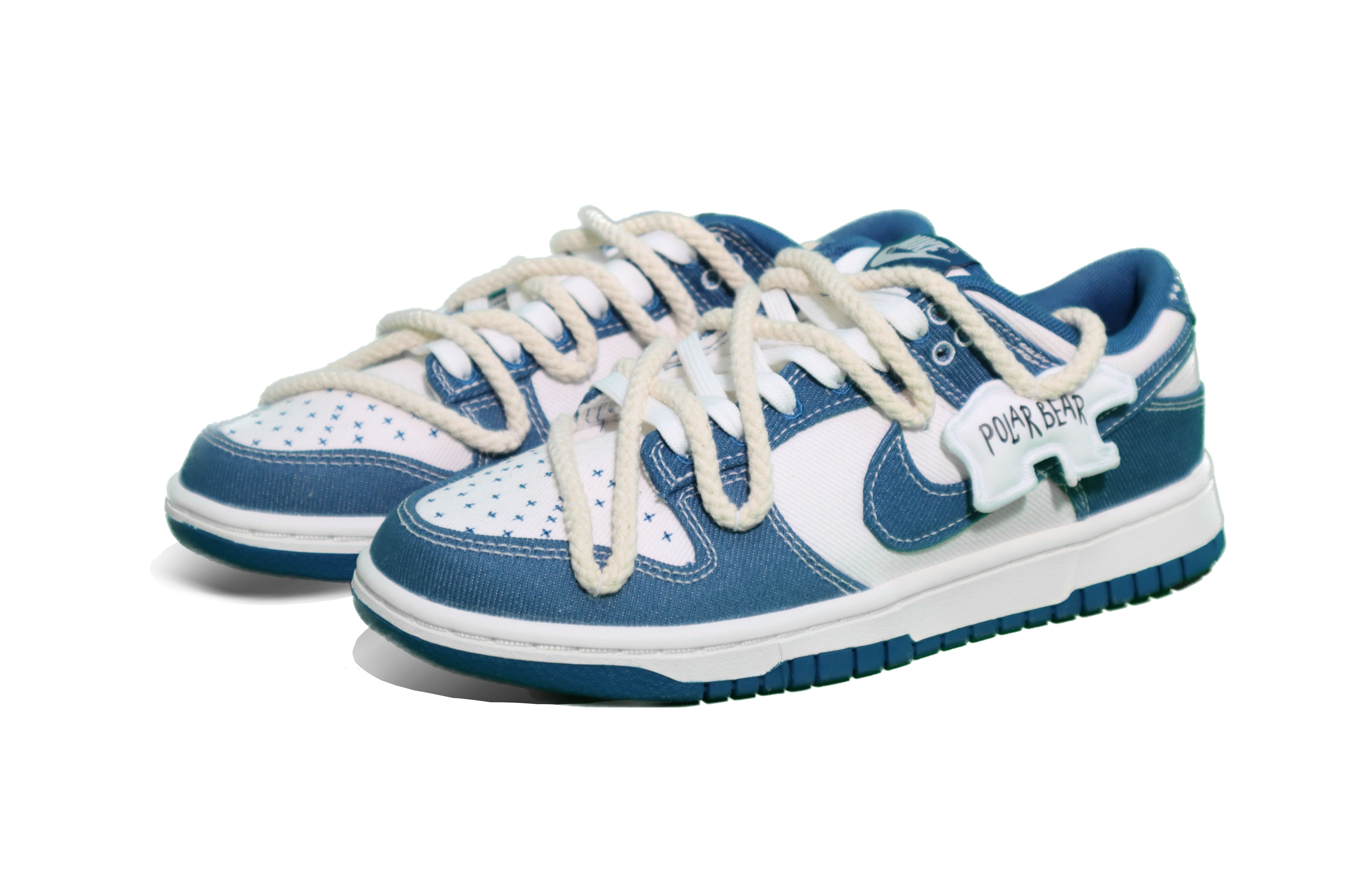 [Custom Shoes] Nike Dunk Low 'Industrial Blue Denim Polar Bear' 圖 3