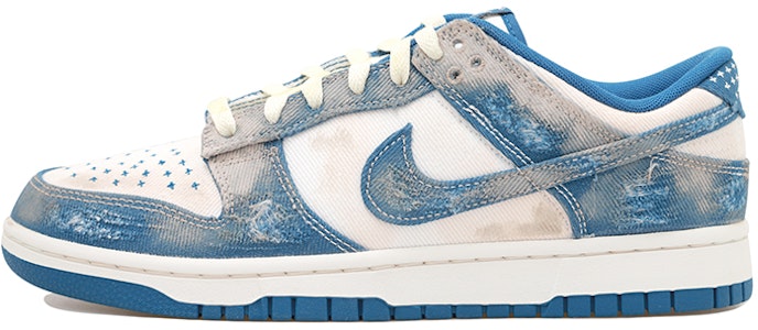 나이키 덩크 로우 '인더스트리얼 블루 디스트레스드 데님' (커스텀) DV0834-101(Team拾玖-蓝色做旧S-BOX) Buy 나이키 덩크 로우 '인더스트리얼 블루 디스트레스드 데님' (커스텀) DV0834-101(Team拾玖-蓝色做旧S-BOX)