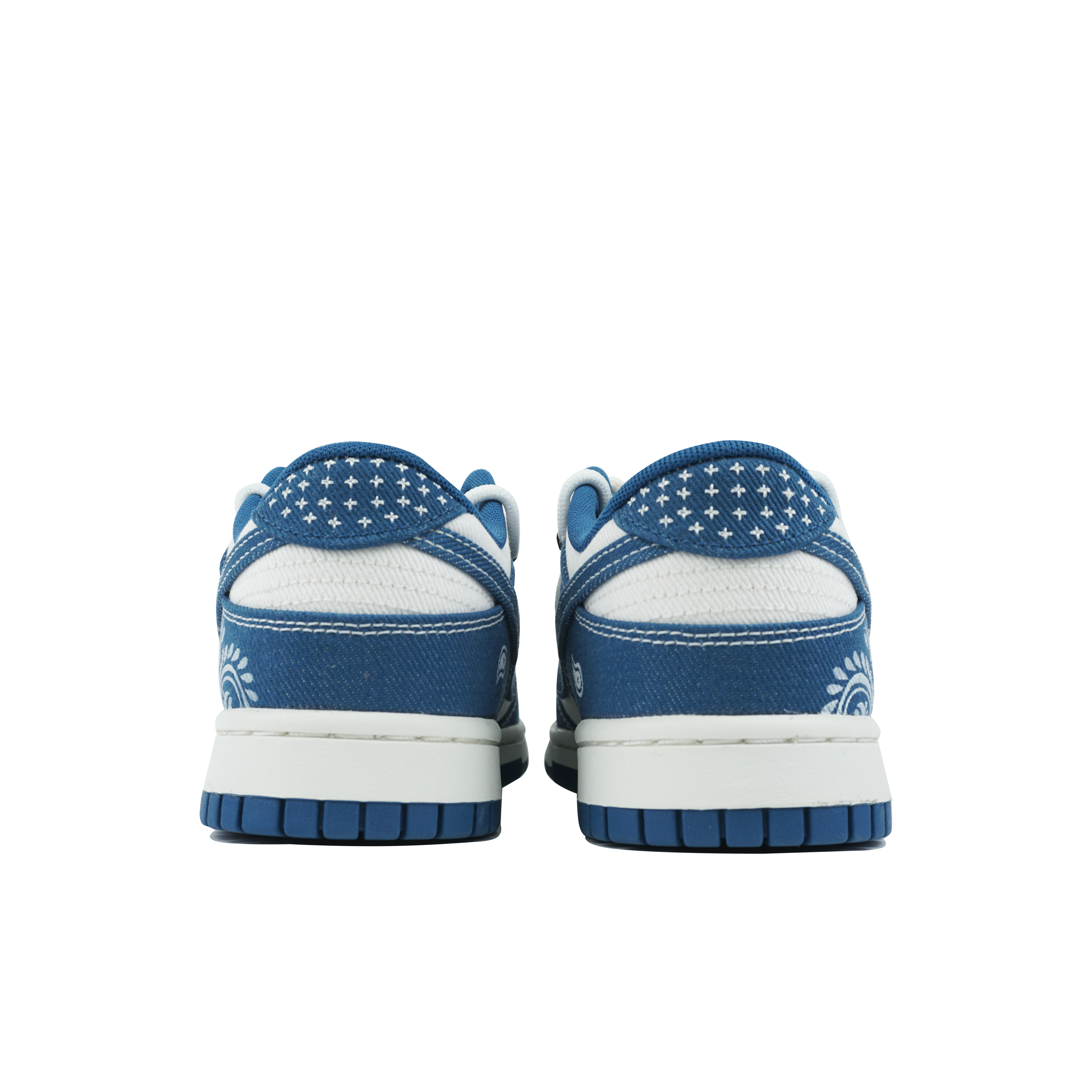 Shop [定制鞋] 耐克Dunk Low '工业蓝佩斯利牛仔' DV0834-101(Team陆-牛仔腰果花QD)