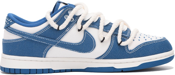 【定制鞋款】耐克Dunk Low '工业蓝星丹宁' DV0834-101(Team32-男款星星牛仔) Order 【定制鞋款】耐克Dunk Low '工业蓝星丹宁' DV0834-101(Team32-男款星星牛仔)