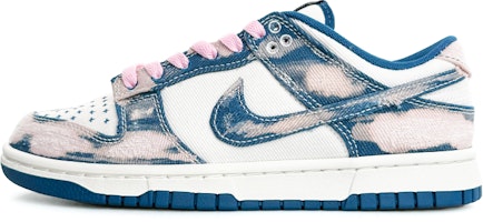 【定製球鞋】Nike Dunk Low Industrial Blue 水洗做舊 工業風 低幫 板鞋 男款 粉藍 Buy 【定製球鞋】Nike Dunk Low Industrial Blue 水洗做舊 工業風 低幫 板鞋 男款 粉藍