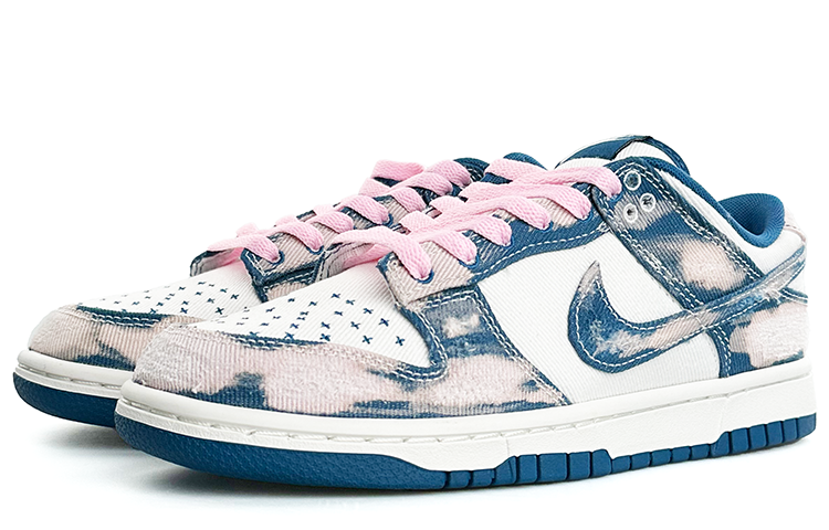 Lookbook ナイキ ダンク ロー "インダストリアルブルー ウォッシュピンク" (カスタム) DV0834-101(Team13-牛仔蓝)