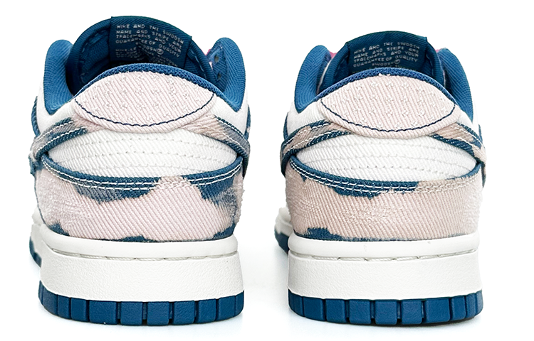 Shop ナイキ ダンク ロー "インダストリアルブルー ウォッシュピンク" (カスタム) DV0834-101(Team13-牛仔蓝)