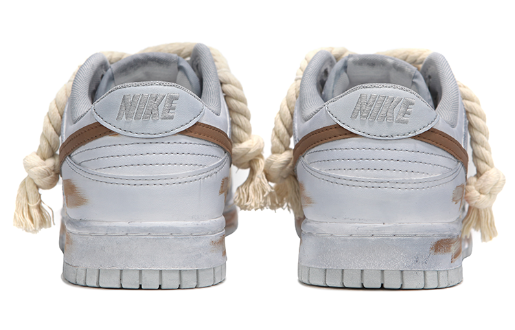 Shop [Kasut Tersuai] Nike Dunk Low 'Pewarna Industri Tartan Lama' DV0831-101(Team82-男款麻绳格子工业灰)