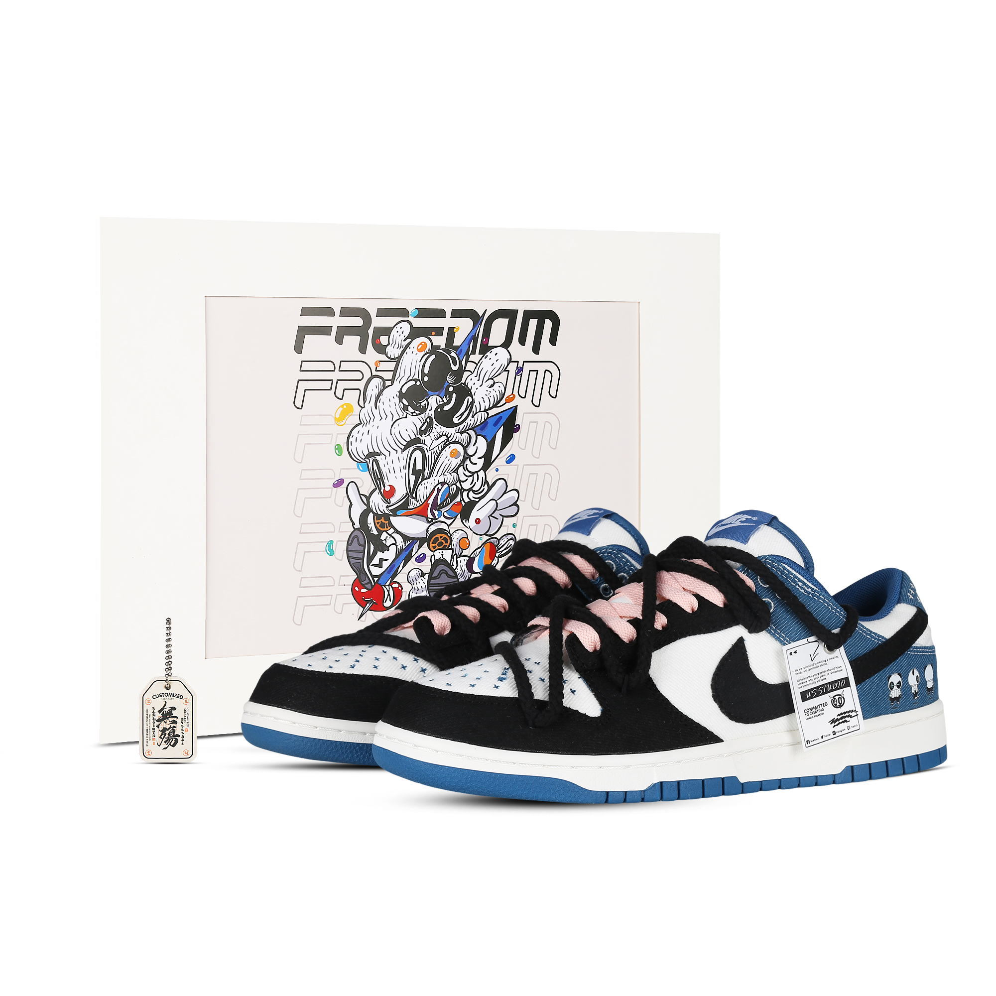 Buy 나이키 덩크 로우 '인더스트리얼 팬다' (커스텀) DV0834-101-444030