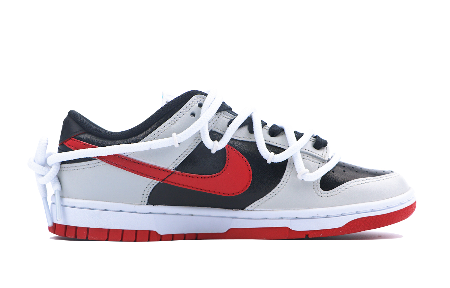 Order 【定制球鞋】Nike Dunk Low 工業廢土 末日 末世感 未來主義 戰損 反烏托邦 低幫 板鞋 男女同款 黑灰紅