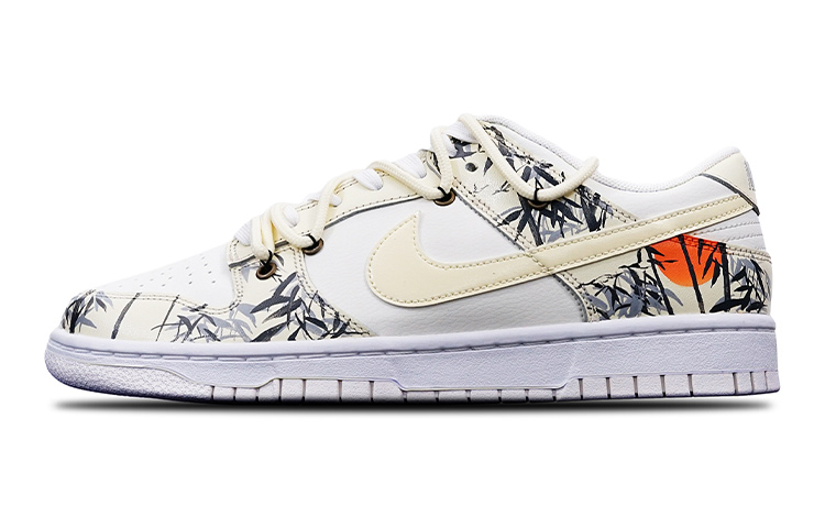 Buy [Custom Shoes] Nike Dunk Low 'Ink Bamboo Crane'