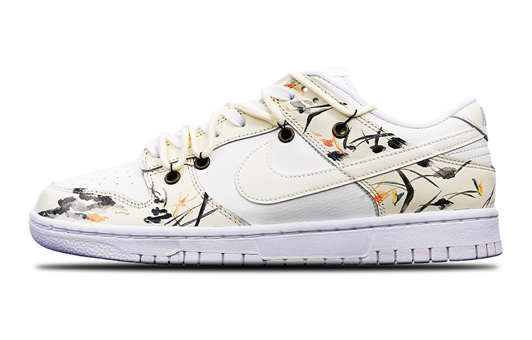 Buy 나이키 덩크 로우 '잉크 오키드 버터플라이' (커스텀) DH9765-100(TeamT-水墨蝴蝶兰花S-BOX)