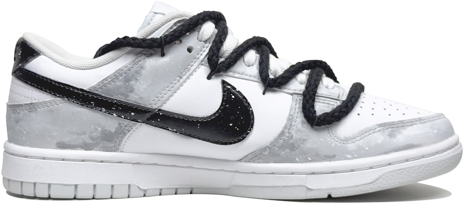 【定製球鞋】Nike Dunk Low 新中式 送清風 水墨 墨點 防滑減震 低筒 板鞋 男款 黑白灰 Order 【定製球鞋】Nike Dunk Low 新中式 送清風 水墨 墨點 防滑減震 低筒 板鞋 男款 黑白灰