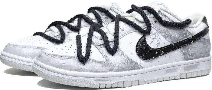 【定製球鞋】Nike Dunk Low 新中式 送清風 水墨 墨點 防滑減震 低筒 板鞋 男款 黑白灰 Lookbook 【定製球鞋】Nike Dunk Low 新中式 送清風 水墨 墨點 防滑減震 低筒 板鞋 男款 黑白灰