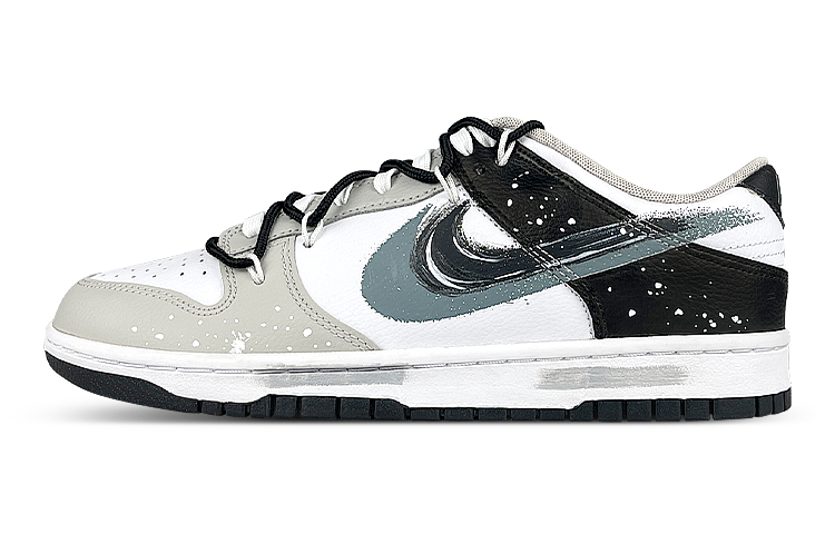 Buy [Sepatu Kustom] Nike Dunk Low 'Ink Splatter' FD0661-100(Team47-男双勾泼墨SBOX)