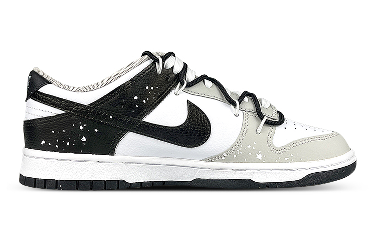 Order [Sepatu Kustom] Nike Dunk Low 'Ink Splatter' FD0661-100(Team47-男双勾泼墨SBOX)