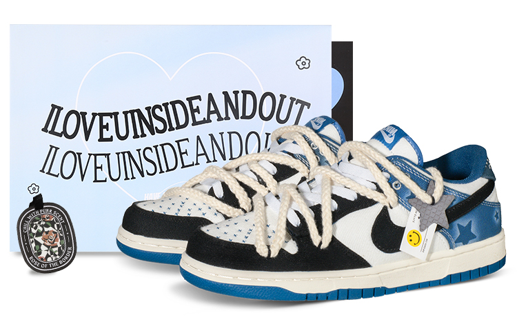 Buy [Sepatu Custom] Nike Dunk Low 'Cowboy Intergalactic' DV0834-101(Team62-星际牛仔)