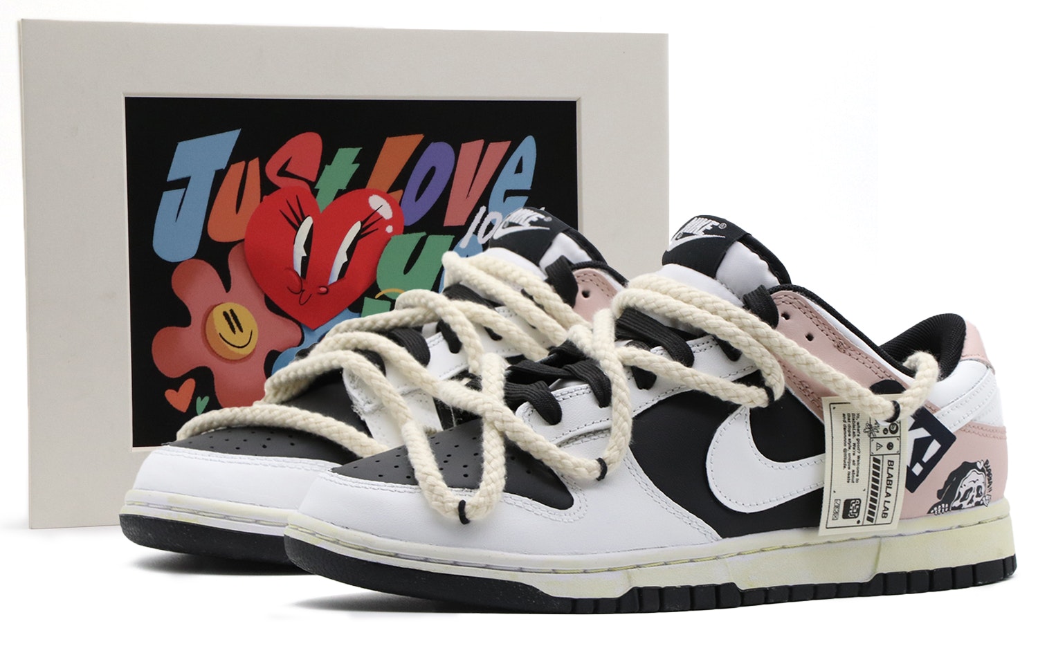 custom-shoes-nike-dunk-low-inverted-panda-berry