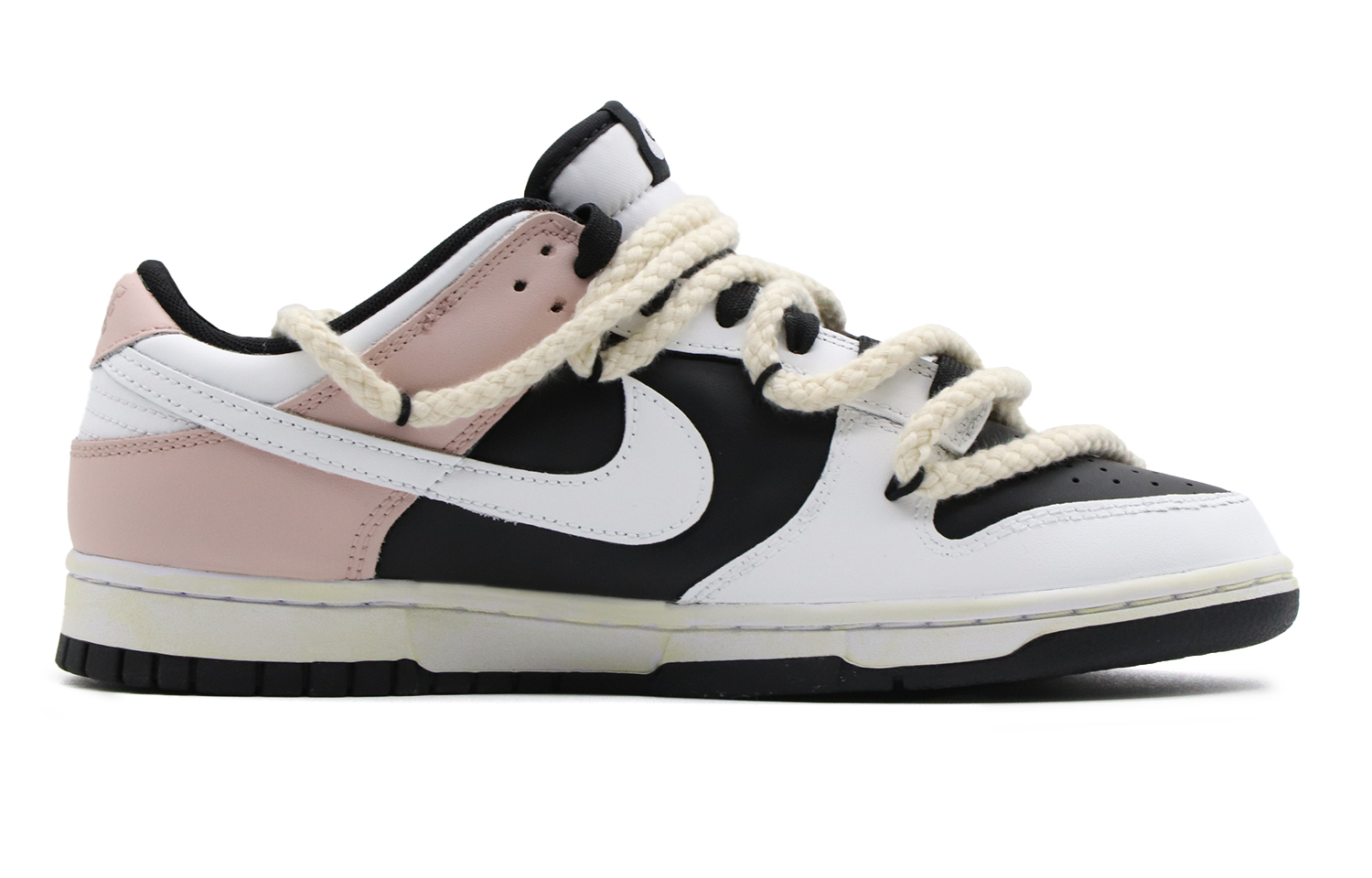 Lookbook [Sepatu Custom] Nike Dunk Low 'Panda Berry Terbalik' DD1391-100(Team57-男款莓你不行)