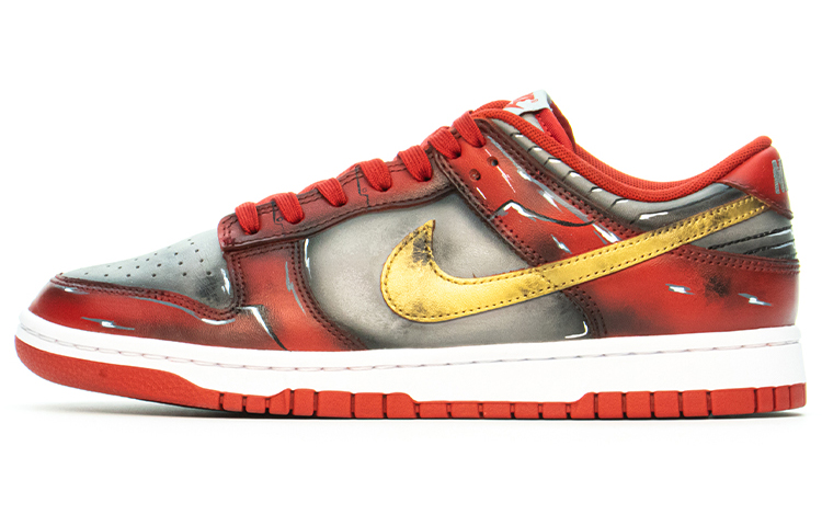 Buy 【客製化球鞋】Nike Dunk Low 超級英雄 鋼鐵人 6天到貨 低筒 板鞋 男款 紅灰