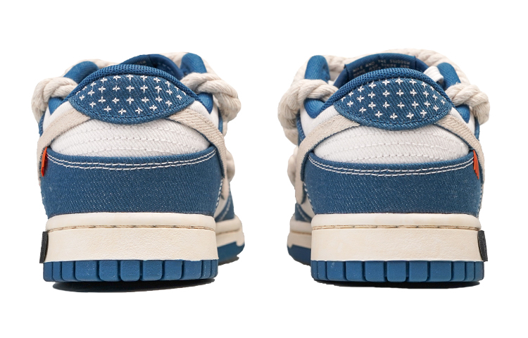 Shop [Sepatu Custom] Nike Dunk Low 'Island Denim Industrial Blue' DV0834-101(Team27-男款海岛牛仔)