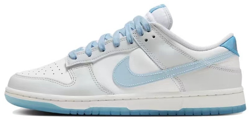 【定制球鞋】 Nike Dunk Low 海島冰茶 高街塗鴉 解構鞋帶 防滑耐磨 低幫 板鞋 男女同款 藍灰白 Sizing 【定制球鞋】 Nike Dunk Low 海島冰茶 高街塗鴉 解構鞋帶 防滑耐磨 低幫 板鞋 男女同款 藍灰白