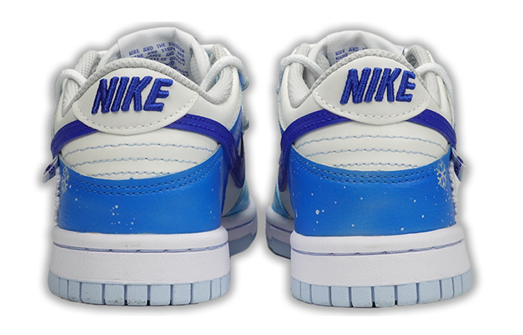 Purchase [Kasut Custom] Nike Dunk Low 'Ivory Hyper Royal Krismas Snowflake' FB1843-141(TeamF-女款冰雪圣诞)