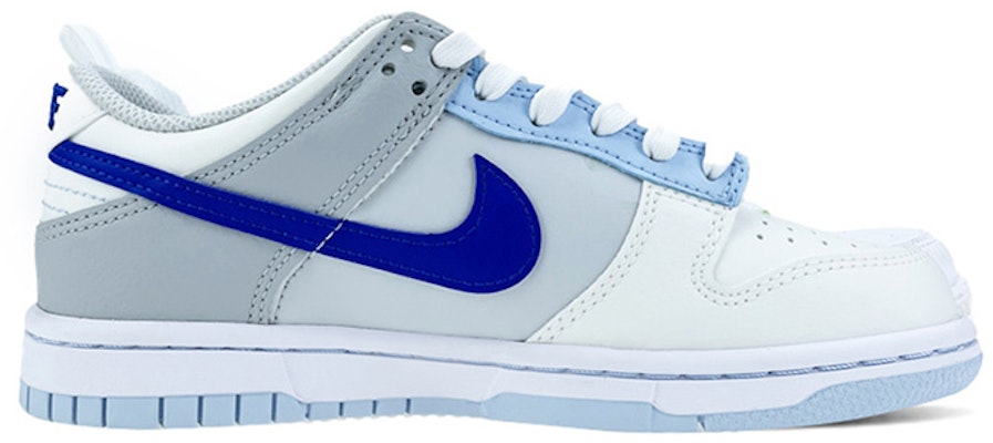 나이키 덩크 로우 '아이보리 하이퍼 로얄 오션 그라피티' (커스텀) FB1843-141(Team40-GS海底世界蓝) Order 나이키 덩크 로우 '아이보리 하이퍼 로얄 오션 그라피티' (커스텀) FB1843-141(Team40-GS海底世界蓝)