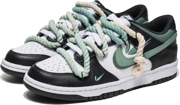 나이키 덩크 로우 '제이드 팬더' (커스텀) DD1391-100(Team67-男款龙井熊猫) Lookbook 나이키 덩크 로우 '제이드 팬더' (커스텀) DD1391-100(Team67-男款龙井熊猫)