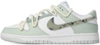 Buy 【客製球鞋】Nike Dunk Low 龍井冰茶 清雅 中華風格 vibe風解構 高級感 高筒 拖鞋 男款 綠白