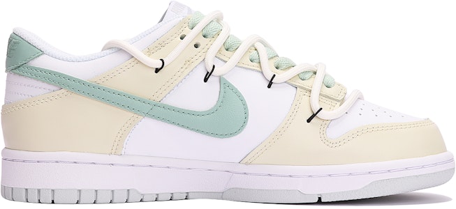 나이키 덩크 로우 '자스민 밀크커피 옐로우그린' (커스텀) DH9765-102(TeamThree-女款茉莉奶咖黄绿) Order 나이키 덩크 로우 '자스민 밀크커피 옐로우그린' (커스텀) DH9765-102(TeamThree-女款茉莉奶咖黄绿)