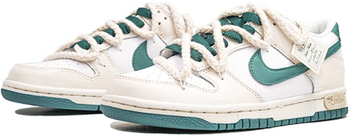 【客製化球鞋】 Nike Dunk Low 茉香奶綠 清爽 簡約 麻繩鞋帶 低筒 板鞋 GS 清新綠 Lookbook 【客製化球鞋】 Nike Dunk Low 茉香奶綠 清爽 簡約 麻繩鞋帶 低筒 板鞋 GS 清新綠