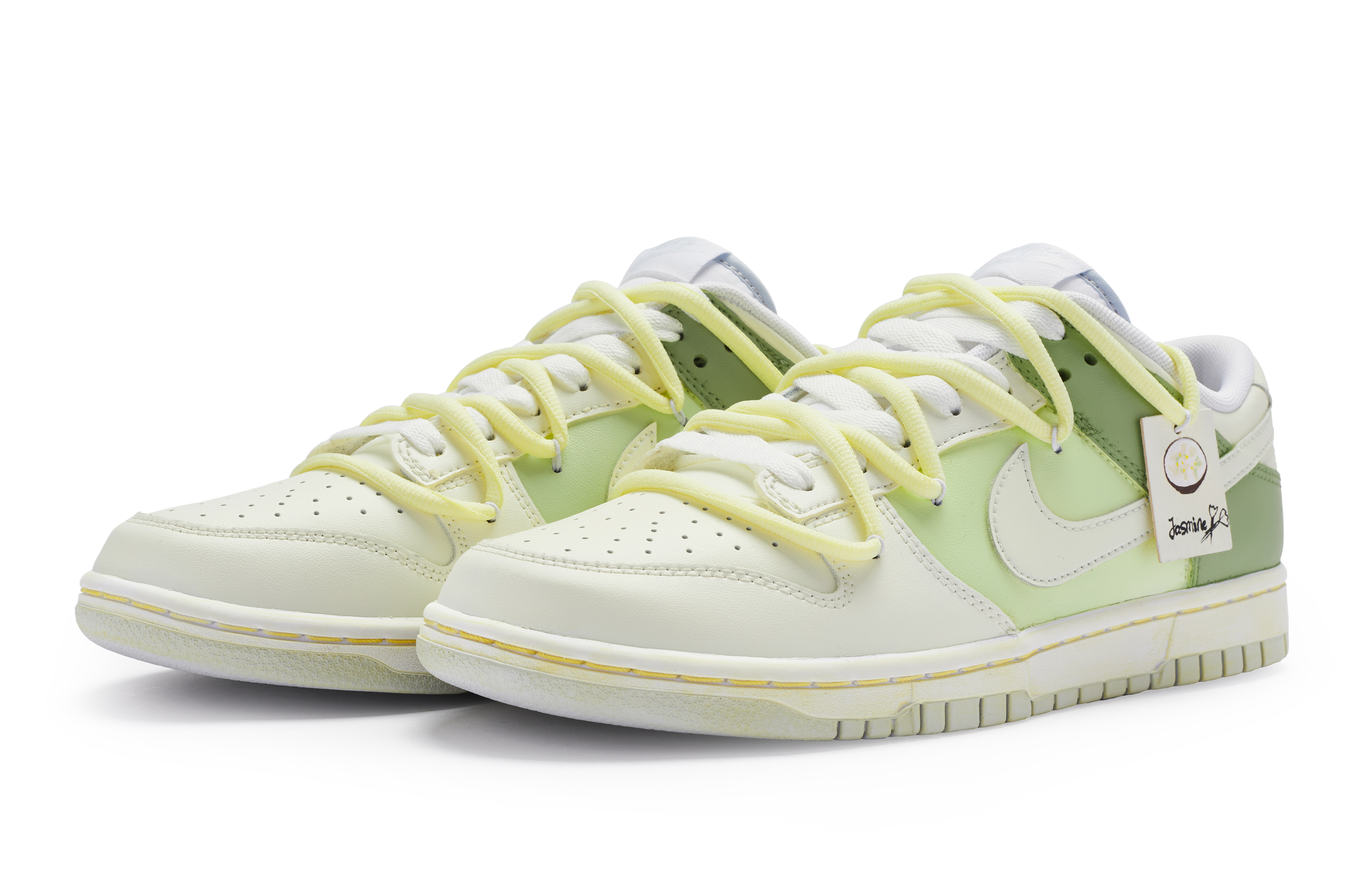 Lookbook [Sneakers Kustom] Nike Dunk Low 'Jasmine Soy Milk' DH9765-102(Team80-女款茉莉冰豆浆米白绿)