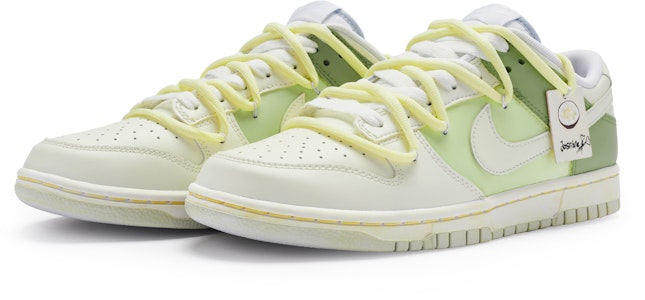 【定製球鞋】 Nike Dunk Low 811製造 茉莉冰豆漿 夏日 清新 簡約 手繪噴繪 低幫 板鞋 GS 米白綠 Lookbook 【定製球鞋】 Nike Dunk Low 811製造 茉莉冰豆漿 夏日 清新 簡約 手繪噴繪 低幫 板鞋 GS 米白綠
