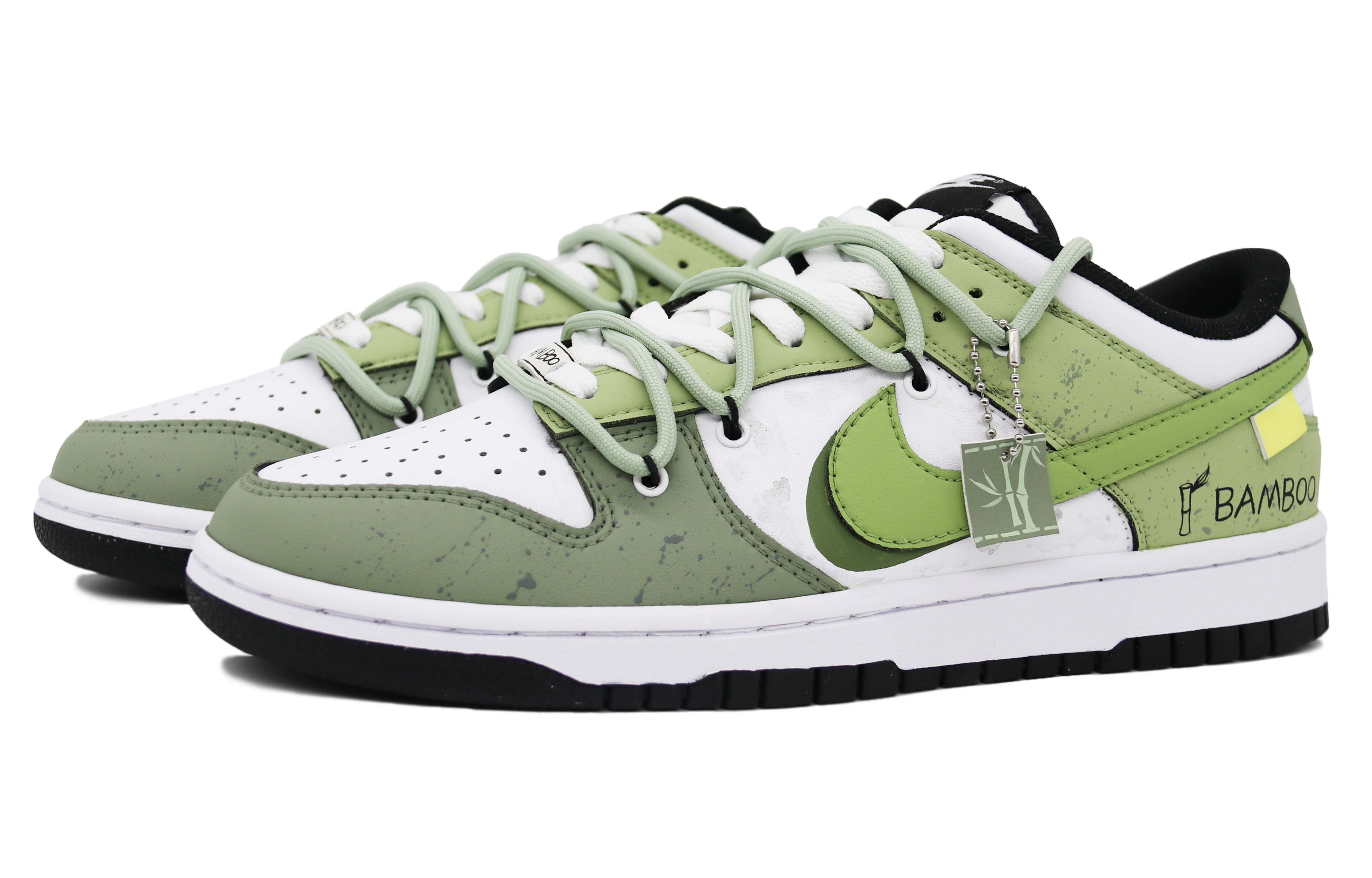 Lookbook 【定制鞋款】耐克Dunk Low '江南竹' DD1391-100(Team31-男款江南竹雨落)