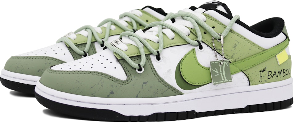 【定制鞋款】耐克Dunk Low '江南竹' DD1391-100(Team31-男款江南竹雨落) Lookbook 【定制鞋款】耐克Dunk Low '江南竹' DD1391-100(Team31-男款江南竹雨落)