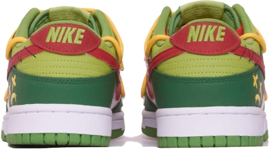 【定制鞋款】耐克Dunk Low '小丑涂鸦 红绿配色' DJ6188-300(Team61-涂鸦笑脸S-BOX) Shop 【定制鞋款】耐克Dunk Low '小丑涂鸦 红绿配色' DJ6188-300(Team61-涂鸦笑脸S-BOX)