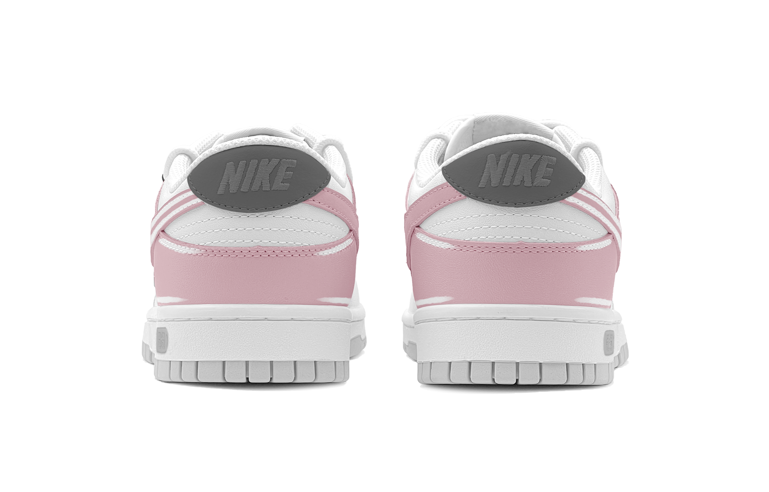 Shop [定制鞋] 耐克Dunk Low '欢乐灰粉' DV0831-101(TeamS-灰粉贴标男S-BOX)